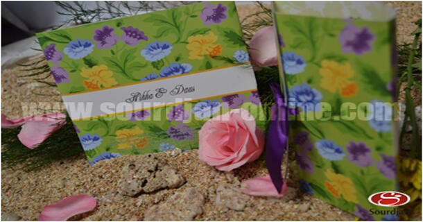 Undangan Pernikahan Softcover Flower Garden