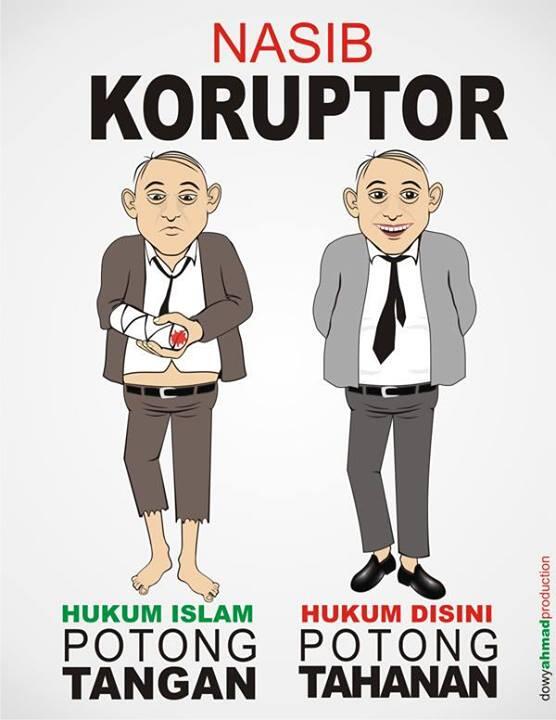 Beginilah Nasib KORUPTOR di negara tercinta ini 