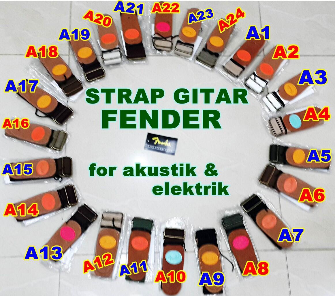 Jual Jual Strap Gitar Akustik / Elektrik / Electric / bass 