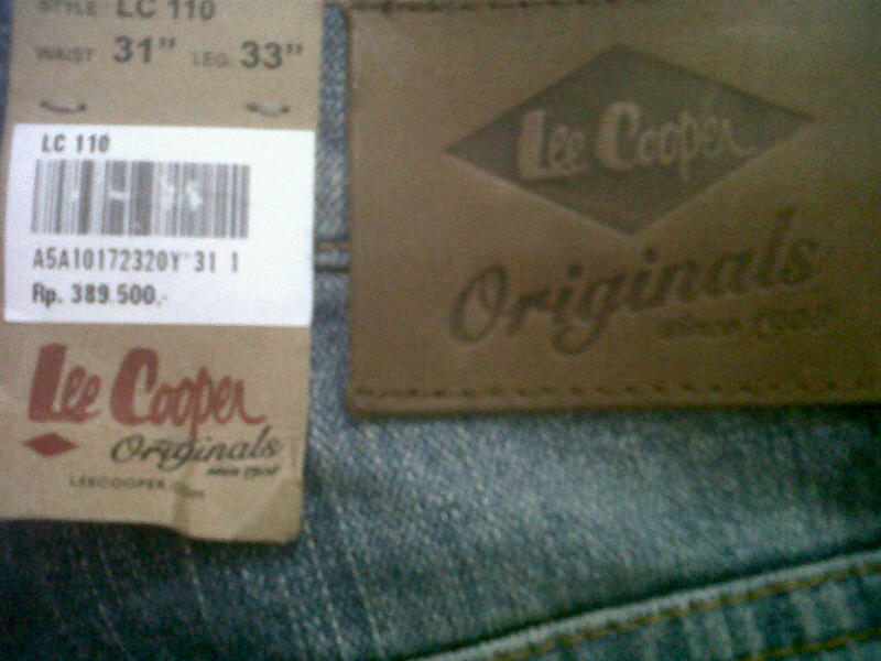 Celana Jeans Pria merk Lee Cooper Original murah
