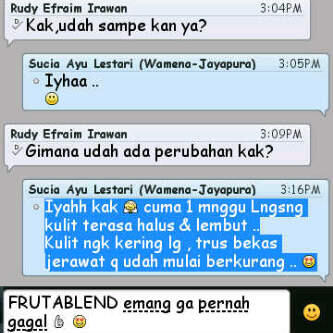 Frutablend BANDUNG murah meriah terpercaya (authorized distributor)