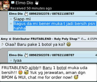 Frutablend BANDUNG murah meriah terpercaya (authorized distributor)