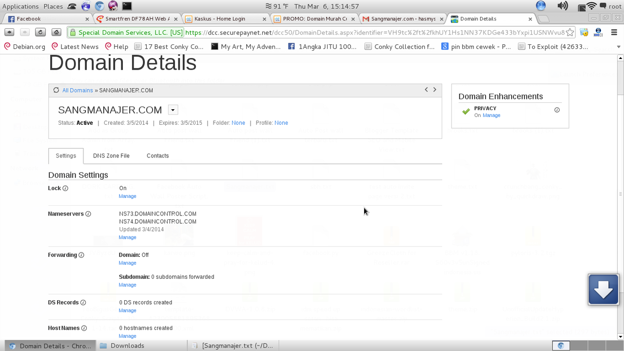 PROMO: Domain Murah Cuma 75K / Tahun (Full Control)