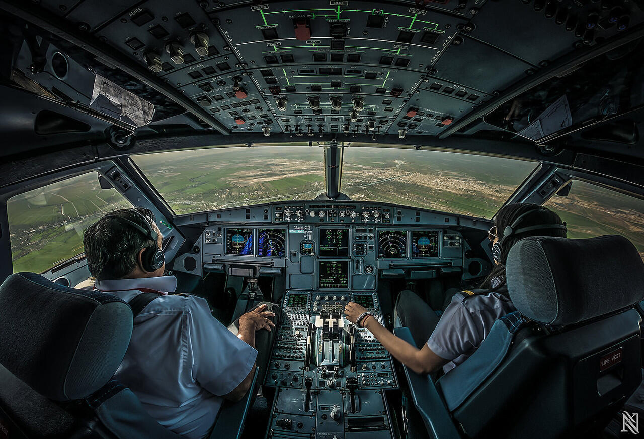 &#91; SHARE &#93; Photo-photo keren dari Ruang Kemudi Pesawat (Kantornya Pilot)