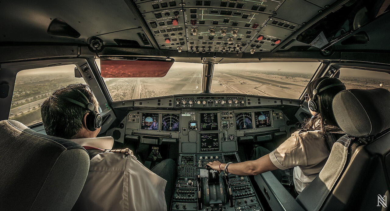 &#91; SHARE &#93; Photo-photo keren dari Ruang Kemudi Pesawat (Kantornya Pilot)