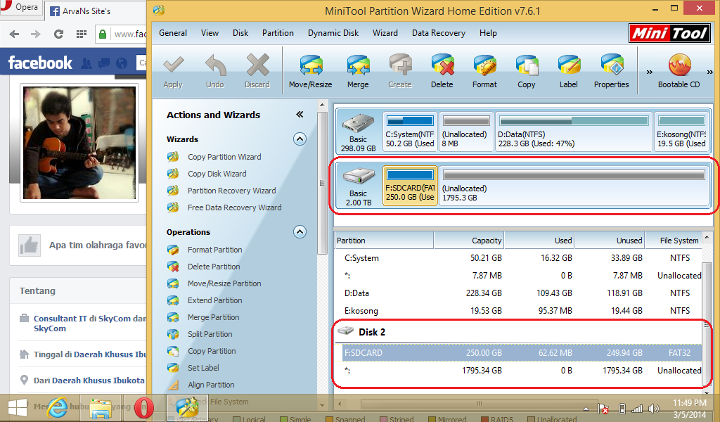 wow SDCARD dengan kapasitas 2 TeraByte