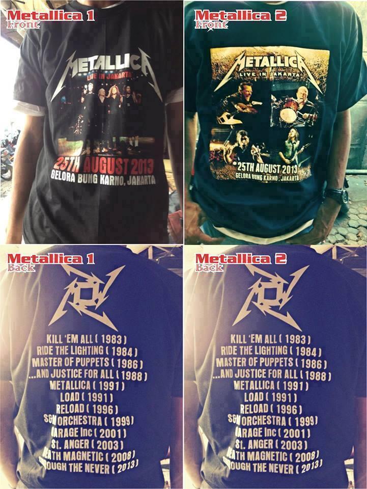 Tshirt / Kaos Metallica