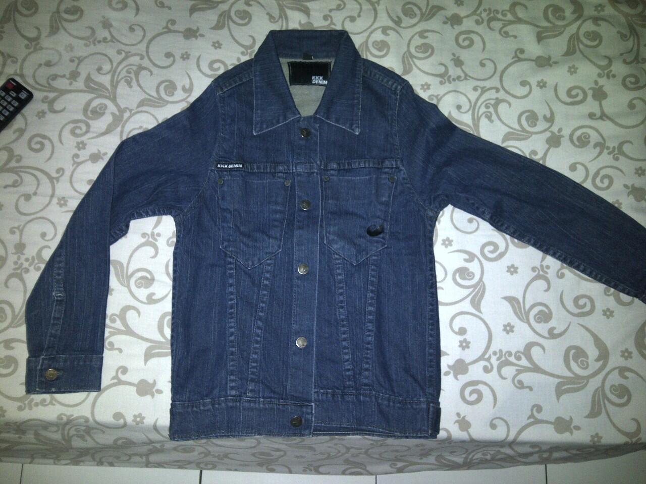WTS JAKET ADIDAS PSD KICK DENIM THREESECOND