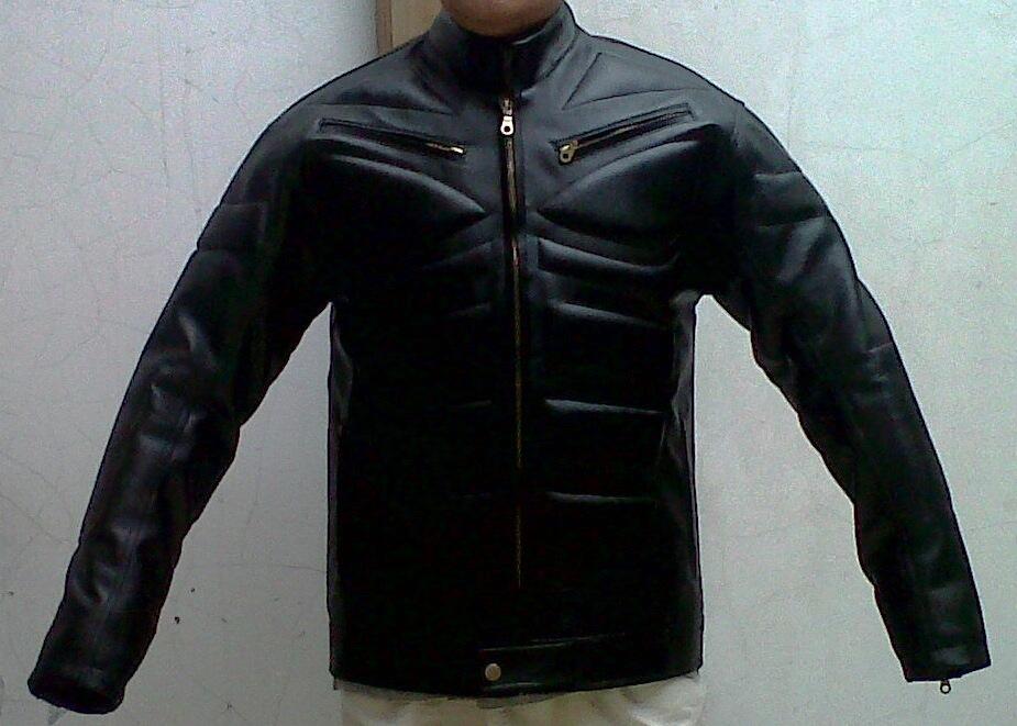 Jaket Biker Semi Kulit