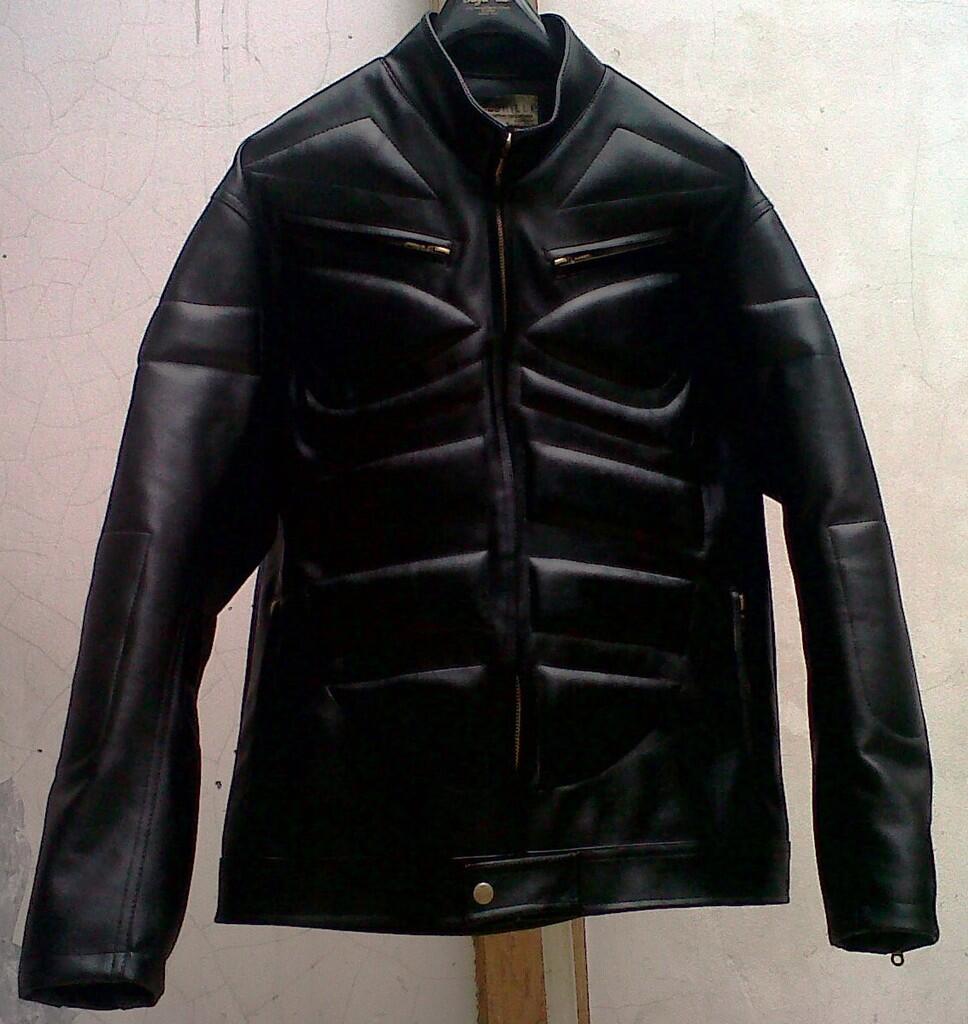 Jaket Biker Semi Kulit