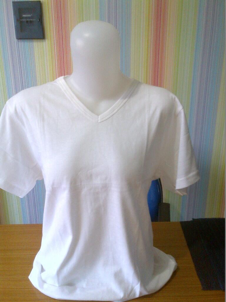 Kaos oblong o-neck ,v-neck murah meriah