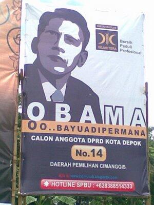 &#91;Selain Batman dan Kungfu Panda&#93; “Obama” juga Jadi Caleg PKS