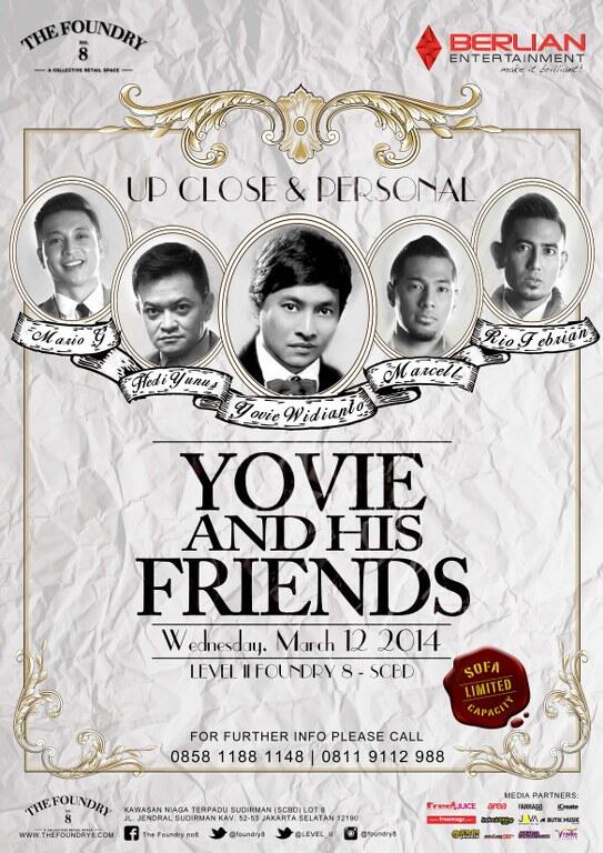 KUIS YOVIE & HIS FRIENDS MULAI DIGELAR HARI INI