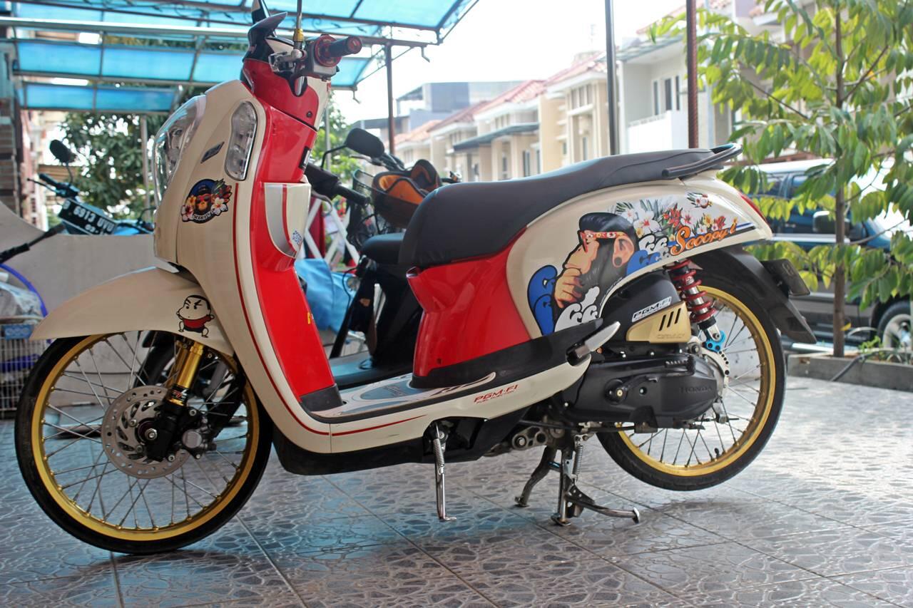 Foto Modif Motor Scoopy Terkeren Dan Terbaru | Modifikasi ...