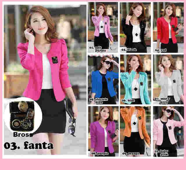 PO804 Bolero (Spandex) + Bros @58 ready ungu bwh cantiik