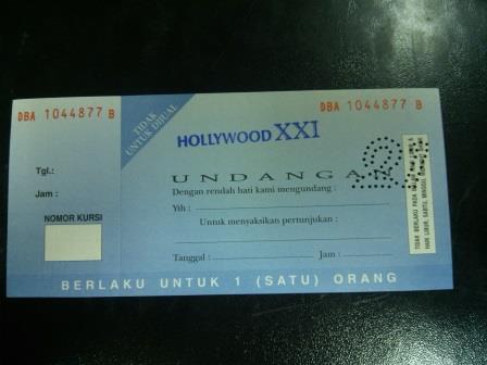 Terjual Jual Tiket Bioskop Xxi Puri Taman Anggrek Senayan City Dan Planet Hollywood