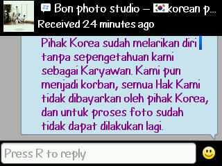 HATI- HATI PENIPUAN &quot;BON PHOTOSTUDIO&quot; !!! 