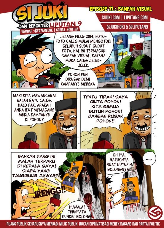 5 Cara Mainstream Kampanye Caleg &amp; Capres ala Si Juki
