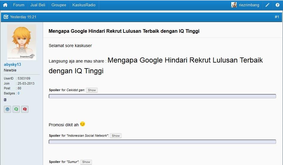 Ada Apa Dengan Momod/Mimin Kaskus???