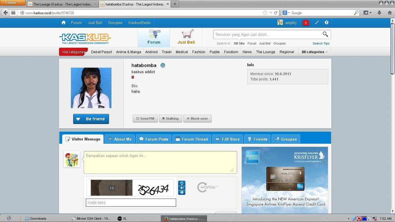 Ada yang tau gak ID Kaskus mahluk ini ????????