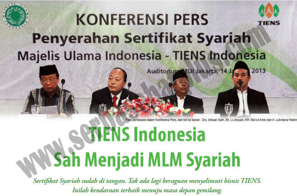 Peluang Usaha Network Marketing Tiens Syariah