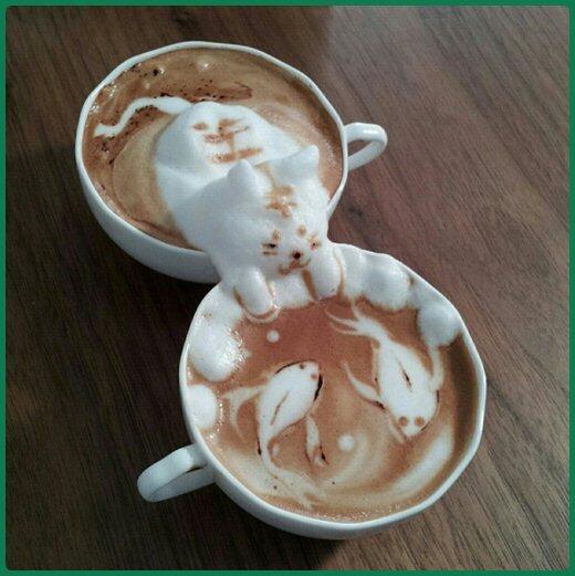 Latte art? pernah denger gan? kalo belum sini masuk.