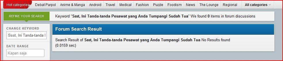 Ssst, Ini Tanda-tanda Pesawat yang Anda Tumpangi Sudah Tua