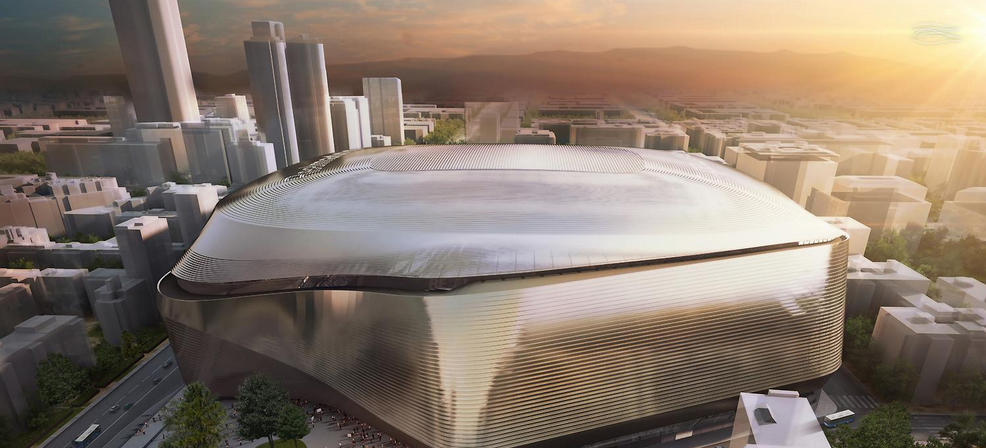 Stadion Baru Bernabéu Real Madrid 