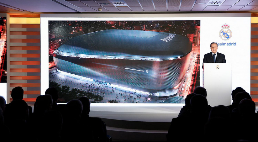 Stadion Baru Bernabéu Real Madrid 