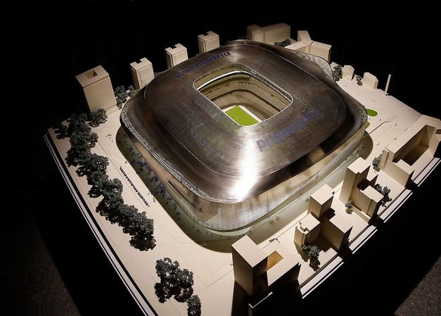 Stadion Baru Bernabéu Real Madrid 