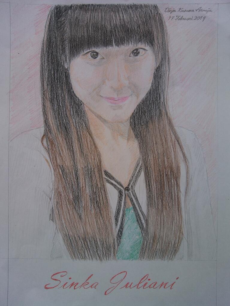 ngegambar sambil menghayal karena obyeknya :v akb48 