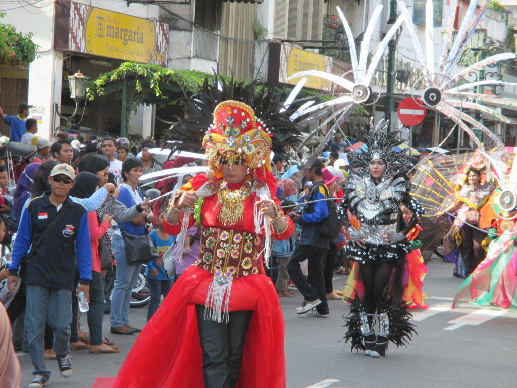 acara lomba marcingband kemaren di malioboro