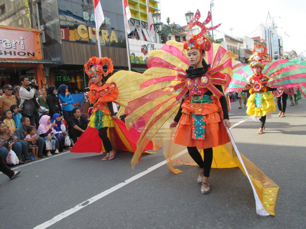 acara lomba marcingband kemaren di malioboro