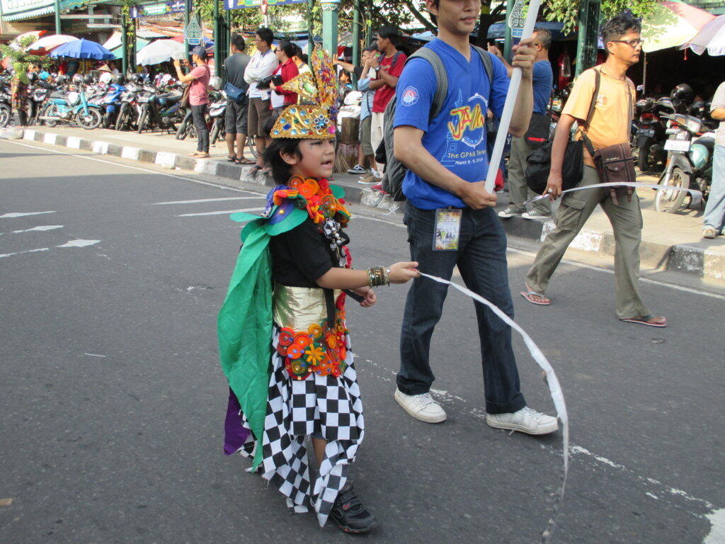 acara lomba marcingband kemaren di malioboro