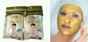 Masker bubuk emas