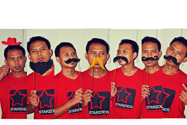 akesoris kumis foto booth