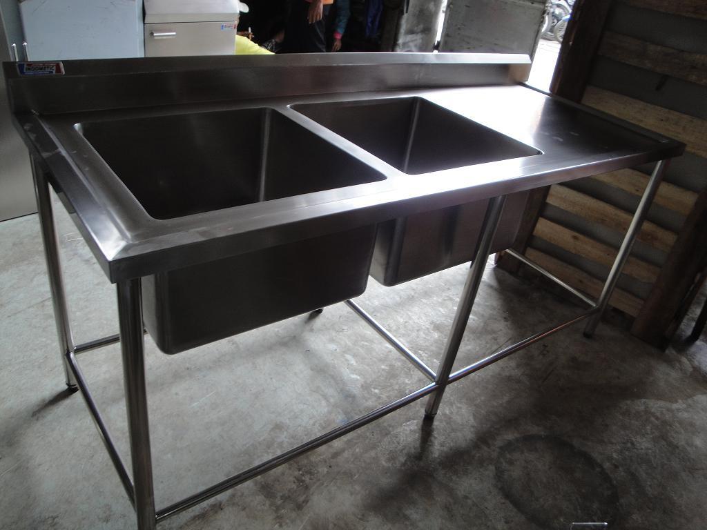 Jual SINK  STAINLESS SINGLE SINK  STAINLESS MEJA  SINK  u 