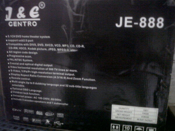 Mau tanya perihal DVD player dan Speaker Mohon bantuanya .. =)