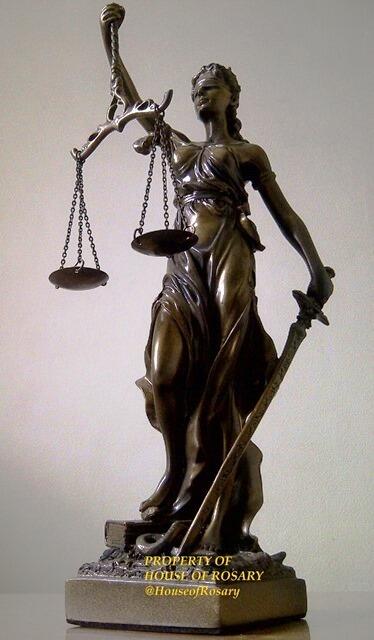 Terjual Patung  Dewi Keadilan Dewi Justitia Lady of Justice 