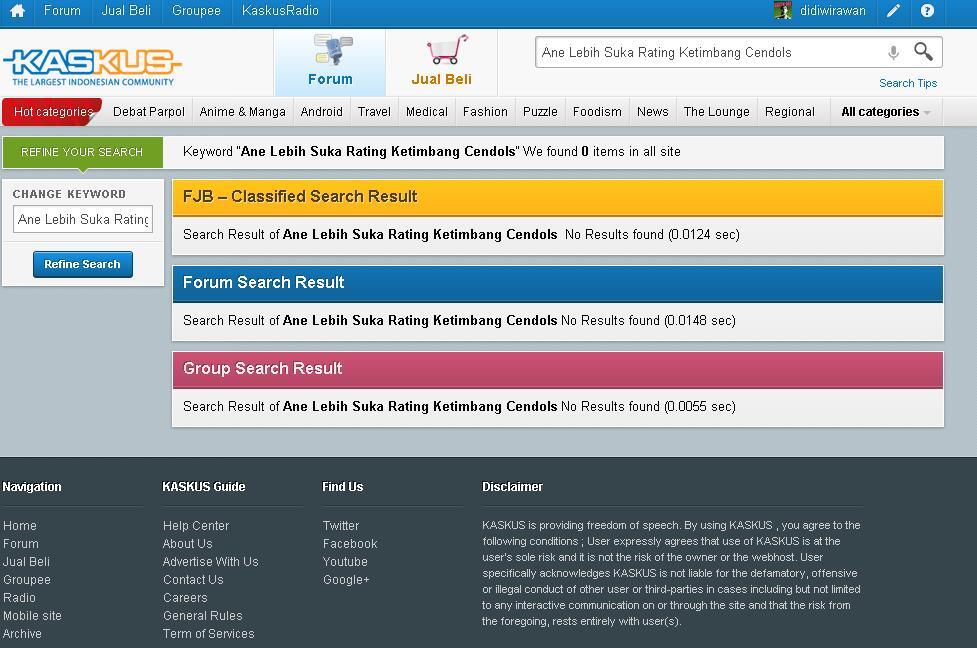 Ane Lebih Suka Rating Ketimbang Cendols