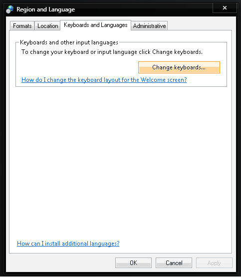 Win7 Rampage 64bit JPN language problem
