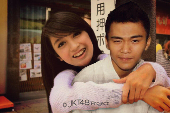 Iseng-iseng edit poto bareng nabila.. :)