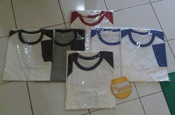 Varsity/Jaket baseball bisa bordir satuan, kaos polos cotton combed sablon rubber