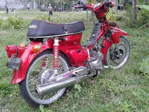 Terjual honda pitung c70 modif alusan tua muda masuk jogja 