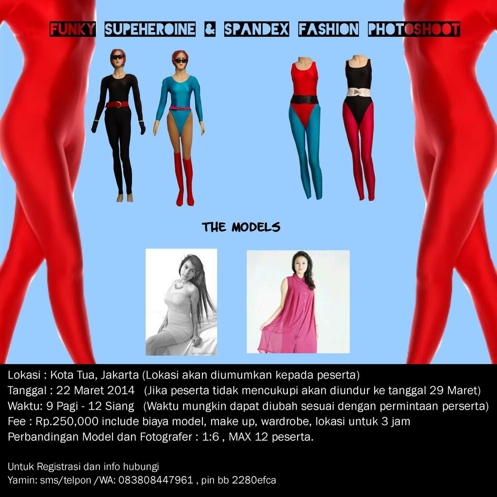 Ajakan Hunting Superheroine &amp; Spandex Fashion 