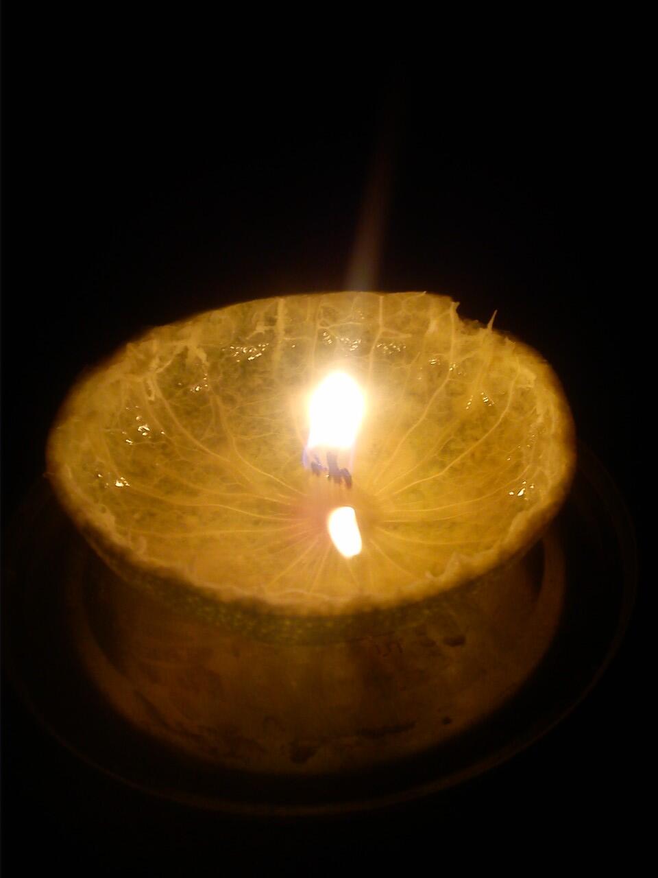 Cara Membuat Lilin  Cantik  dari Kulit Jeruk KASKUS