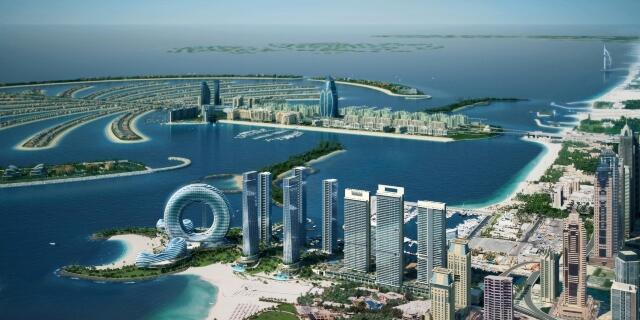 &#91;Mantep Gan++&#93; Pemandangan Kota Uni Emirat Arab Yang Diambil Dari Luar Angkasa