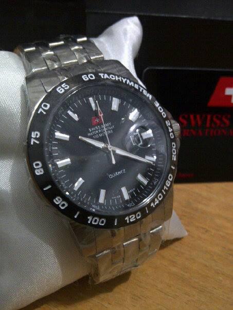 Terjual Obral Aneka Jam Tangan Swiss Army DHC+ Rantai 