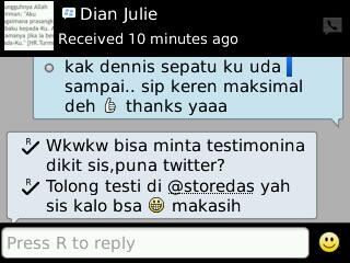 INILAH STOREDAS DIMANA SEMUA PELANGGAN DIMANJAKAN CHECK YUK OUR TESTI :) SALAM HANGAT
