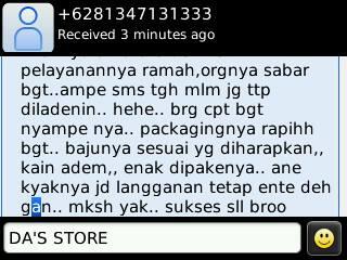 INILAH STOREDAS DIMANA SEMUA PELANGGAN DIMANJAKAN CHECK YUK OUR TESTI :) SALAM HANGAT